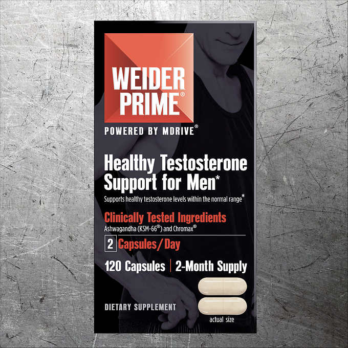 Weider Prime Testosterone Support, 120 Capsules ★★★★★★★★★★3.2 out of 5 star...